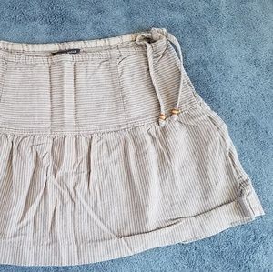 American Eagle Outfitters Linen/Cotton Flare Skirt
